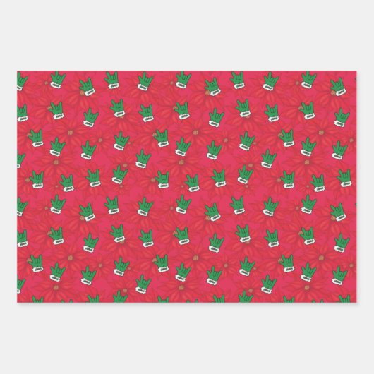 Echte kerstcadeaupapier inpakpapier vel (Voorkant 2)