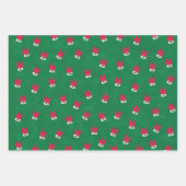 Echte kerstcadeaupapier inpakpapier vel (Voorkant)