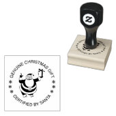 Echte kerstcadeautjes, gecertificeerd voor de kers rubberstempel (Gestempeld)