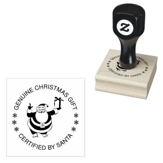 Echte kerstcadeautjes, gecertificeerd voor de kers rubberstempel (Gestempeld)