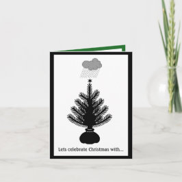 Echte Kerstkaart Feestdagen Kaart