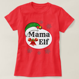 Echte kerstmis voor vrouwen ELF COSTUME T-Shir T-shirt