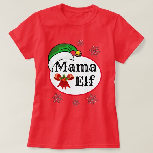 Echte kerstmis voor vrouwen ELF COSTUME T-Shir T-shirt (Design voorkant)