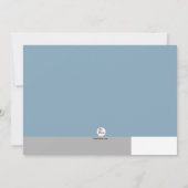 Echte klassieke uitnodiging tot geboorte (Achterkant)