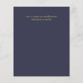 Echte Kleur Script Typografie Budget Bruiloft (Achterkant)