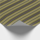 Echte kleuren Letse rokstrips Traditioneel Cadeaupapier (Hoek)