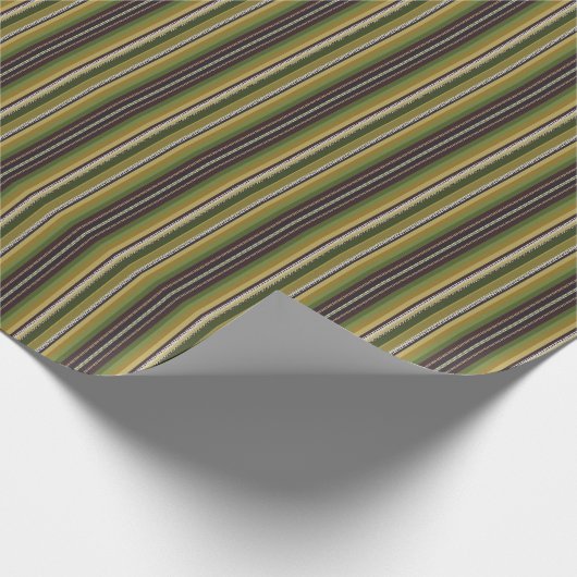 Echte kleuren Letse rokstrips Traditioneel Cadeaupapier (Hoek)