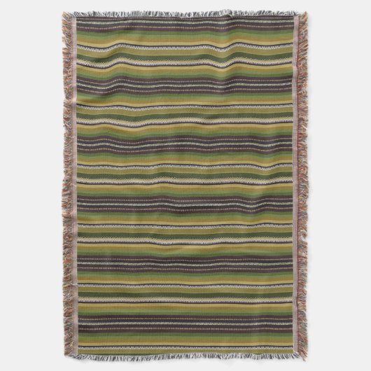 Echte kleuren Letse rokstrips Traditioneel Deken (Voorkant Verticaal)