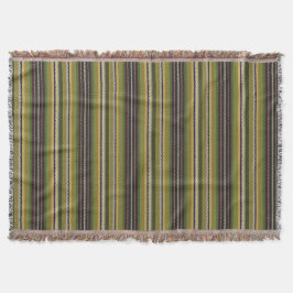 Echte kleuren Letse rokstrips Traditioneel Deken