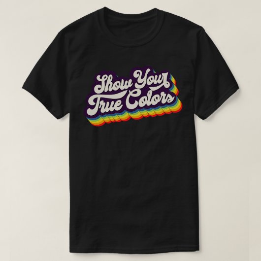 Echte kleuren t-shirt (Design voorkant)