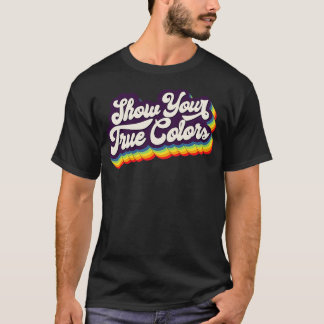 Echte kleuren t-shirt