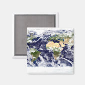 Echte kleurenfoto van de hele Aarde Magneet (Voorkant / Achterkant)