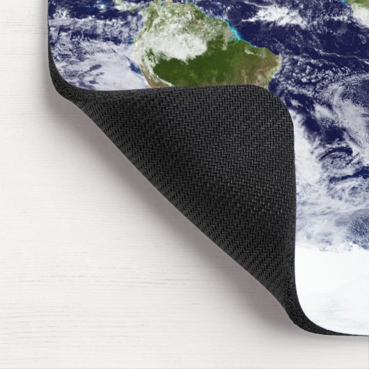 Echte kleurenfoto van de hele Aarde Muismat (Hoek)