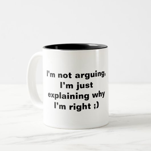 Echte koffie mok houdt het echt (Voorkant links)