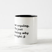 Echte koffie mok houdt het echt (Center)