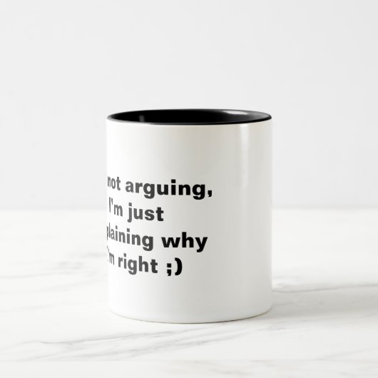 Echte koffie mok houdt het echt (Center)