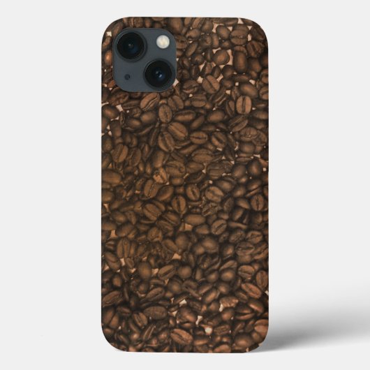 Echte koffiebonen patroon voor cafeïneliefhebbers Case-Mate iPhone case (Achterkant)