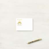 Echte koninginnen maken elkaars kronen Inspirerend Post-it® Notes (Op bureau)