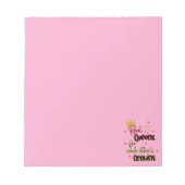 Echte koninginnen maken elkaars kronen vast notitieblok (Voorkant)