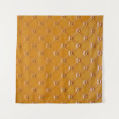 Echte lederen bekleding: decoratief motief. wandkleed (Voorkant (horizontaal))