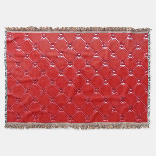 Echte lederen bekleding: veelzijdig decor deken (Voorkant)