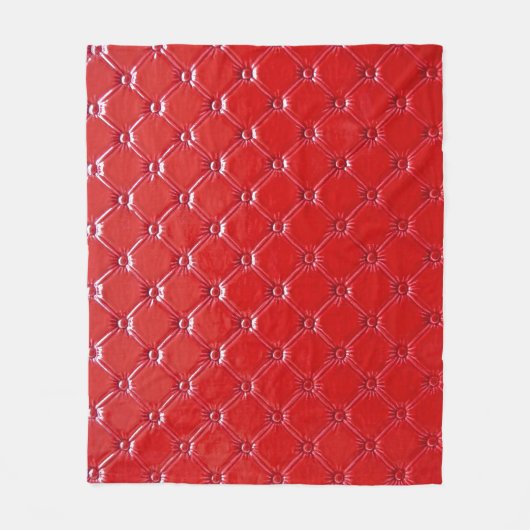 Echte lederen bekleding: veelzijdig decor fleece deken (Voorkant)