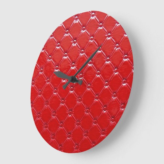 Echte lederen bekleding: veelzijdig decor grote klok (Hoek)