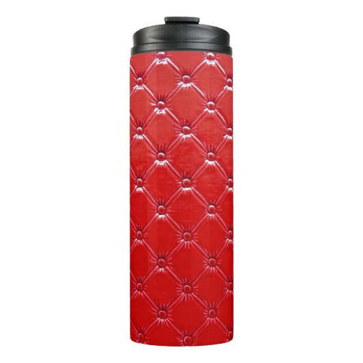 Echte lederen bekleding: veelzijdig decor thermosbeker (Voorkant)