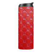 Echte lederen bekleding: veelzijdig decor thermosbeker (Gedraaid links)