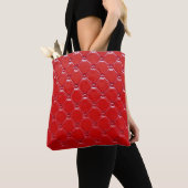 Echte lederen bekleding: veelzijdig decor tote bag (Dichtbij)