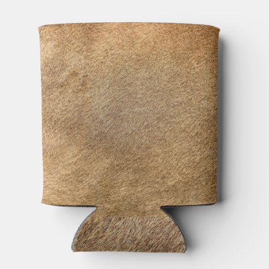 Echte leeuwenhuid: bonttextuur blikjeskoeler (Achterkant)