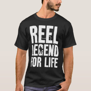Echte legende voor het leven Vist Vissen Angler T-shirt