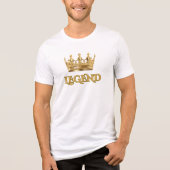 ECHTE LEGENDE WIT GOUD GRAPHIC HEREN Tri-Blend SHIRT (Voorkant)