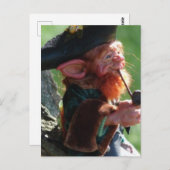 echte leprechaun briefkaart (Voorkant / Achterkant)