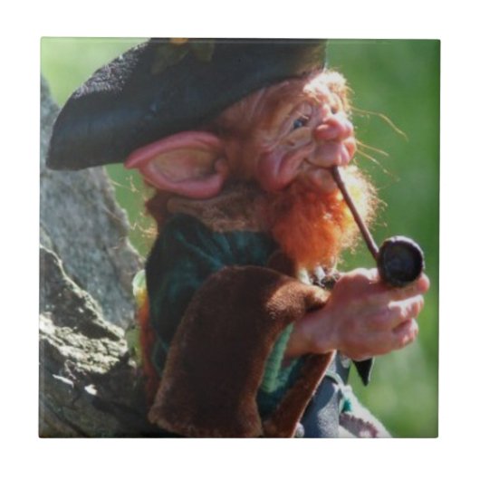 echte leprechaun tegeltje (Voorkant)
