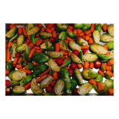 Echte levensmiddelen: Veggie Tray Foto Afdruk (Voorkant)