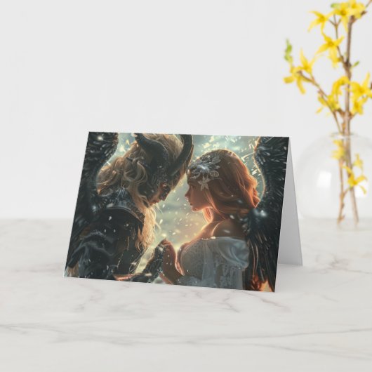 Echte Liefde Digitale Kunst Kaart (Gele Bloem)