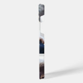 Echte liefde, elegante 3 foto's jubileum romantisc iPhone hoesje (Linkerkant)