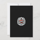 Echte Liefde Hart Tattoo Sticker Trouw Bedankt Kaart (Achterkant)