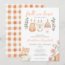 Echte Liefde Herfst Waslijn Baby Shower
