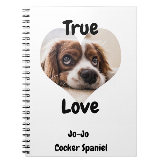 Echte Liefde Hond  Notitieboek (Voorkant)