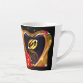 Echte Liefde Huwelijksdag Latte Mok (Rechts)
