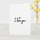 Echte Liefde Ik Hou Van Jou Kaart (Gele Bloem)