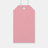 Echte Liefde Rode Roos, Valentijnsdag Gift Tag Cadeaulabel (Achterkant)