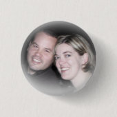 Echte liefde! ronde button 3,2 cm (Voorkant)