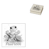 Echte liefde rubberstempel (Gestempeld)