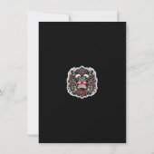 Echte Liefde Skelet Hart Tattoo Trouw Dank U Kaart (Achterkant)