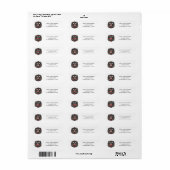 Echte Liefde Skelet Hart Tattoo Trouwen Etiket (Full Sheet)