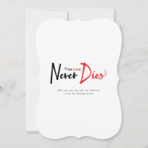 Echte liefde sterft nooit