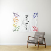 echte liefde tekst en beroemde spreuk wanddecorati wandkleed (In Situ (horizontaal))